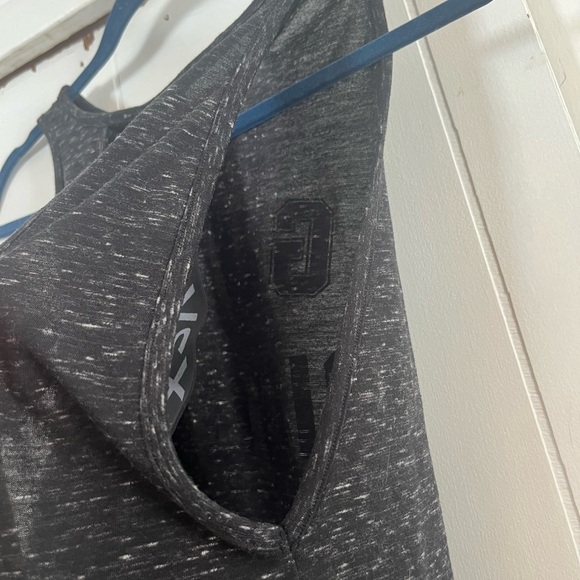 Victoria's Secret Black Muscle Tee with Gold and White Text - Picture 7 of 10